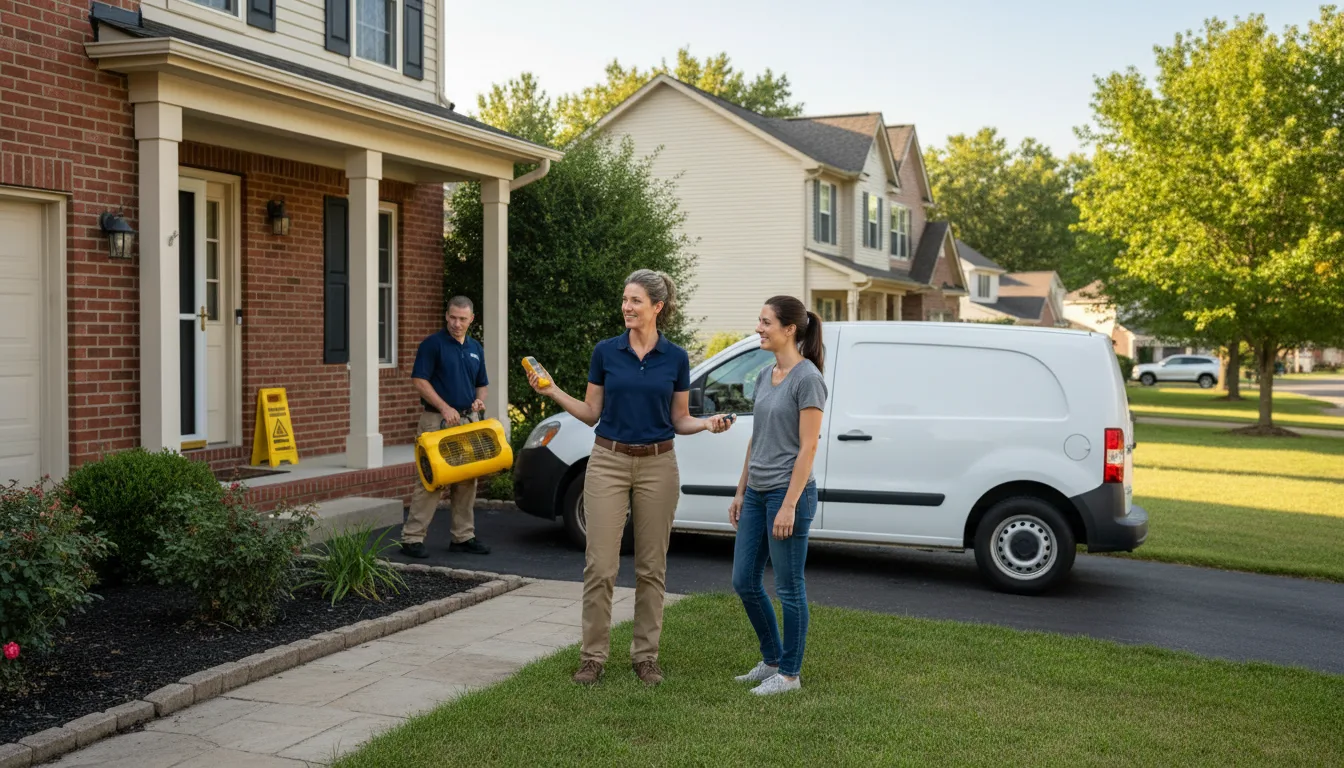 Residential water damage restoration in Palisade, CO